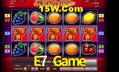 Provedores de Jogos E7 Game